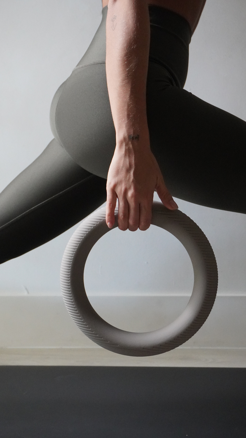 MUNA dumbbell ring unique circular design for Pilates