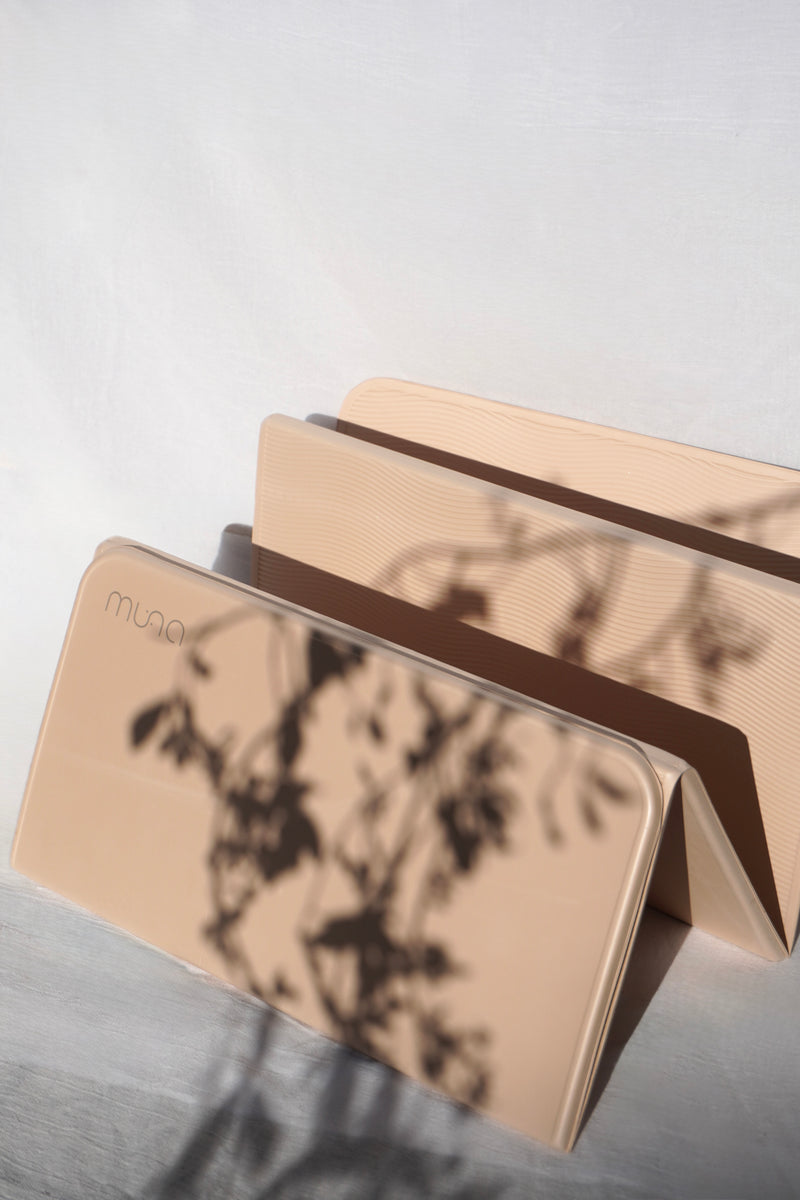 Foldable Yoga Mat — Milk Tea